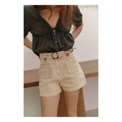 Emile et Ida - Zelina Shorts - Women's Collection | Ecru