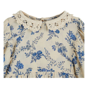 Emile et Ida - Fleurie Crochet Collar Blouse | Ecru