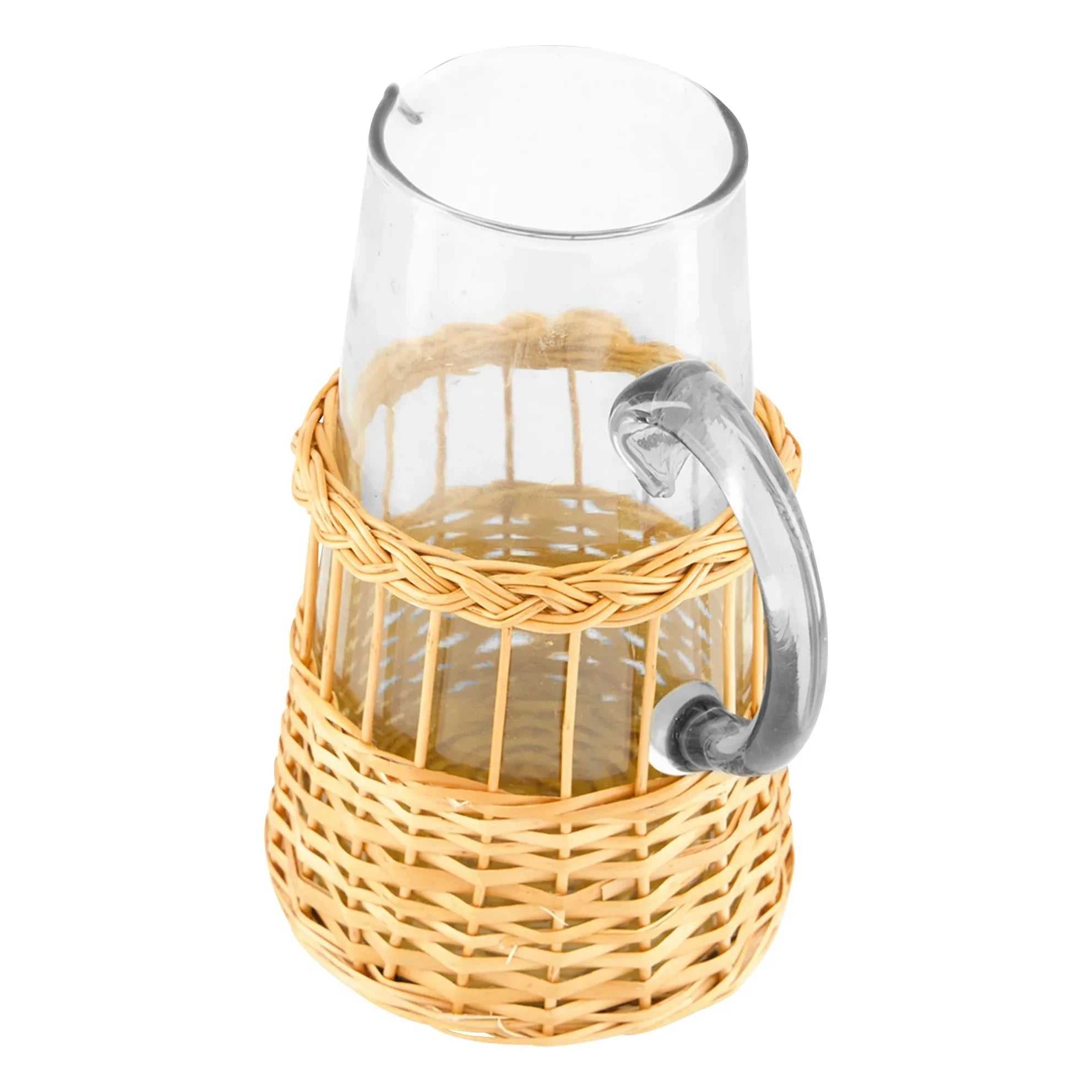House of Capricorn - Vitória Glass and Straw Decanter