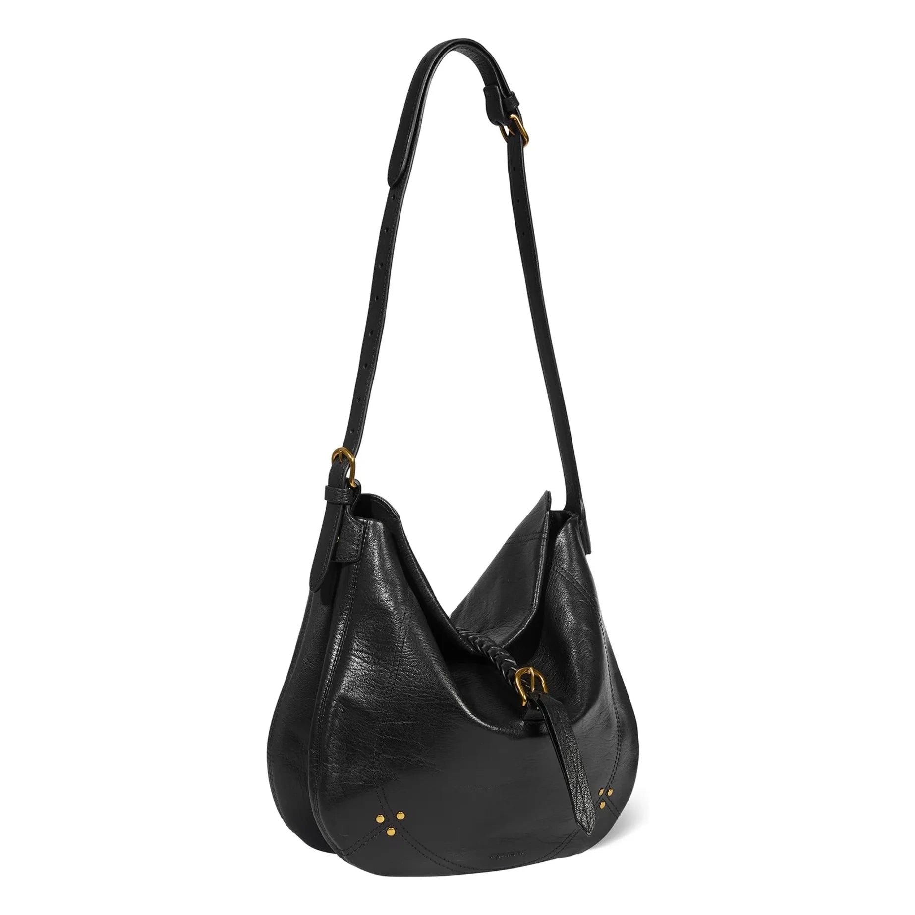 Jérôme Dreyfuss - Luis Chèvre Grainé Bag | Black