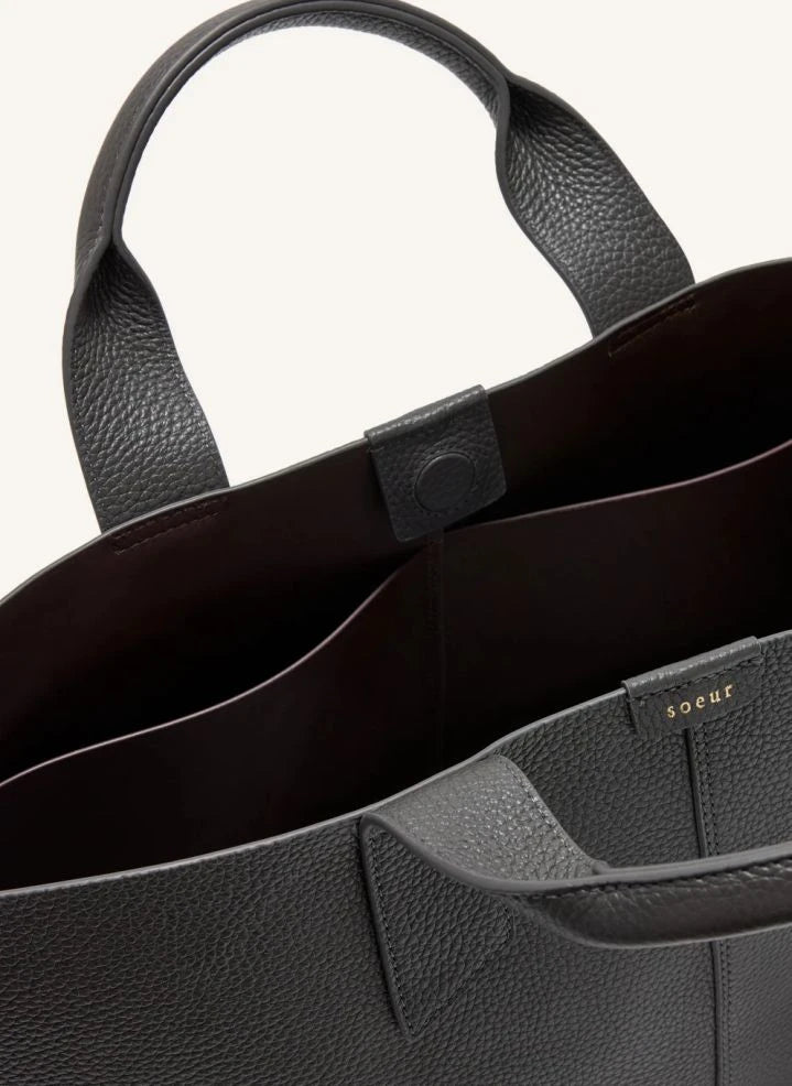 Soeur - Suave Leather Bag | Steel