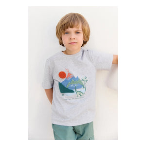 Tartine et Chocolat - Chiné Volcan T-shirt | Grey