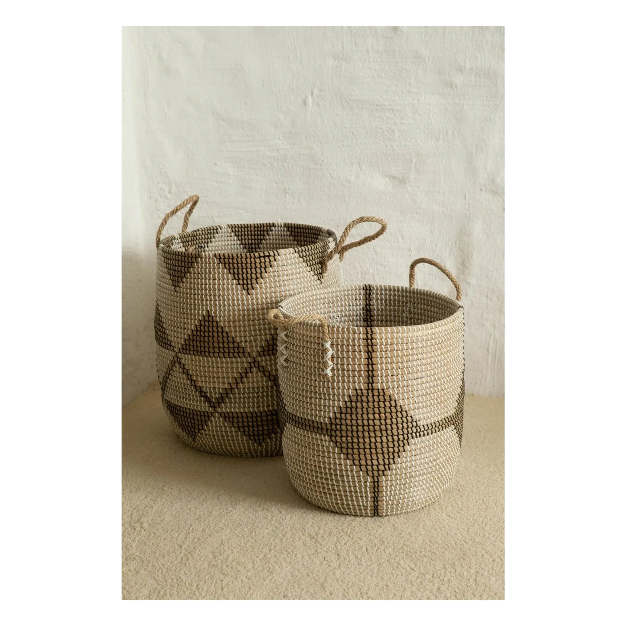Quax - Storage Baskets - Set of 2 | Beige