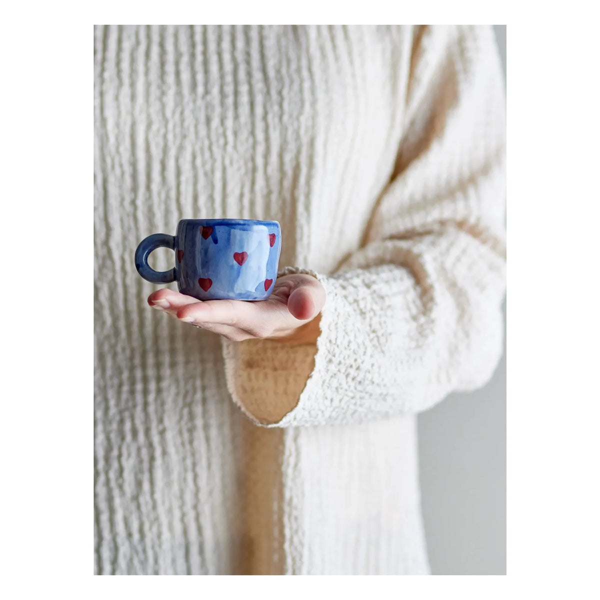 Bloomingville Mini - Nini Ceramic Mug | Blue