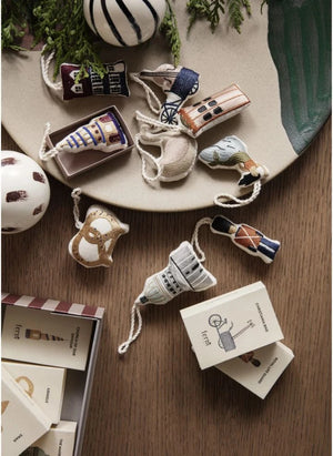 Ferm Living - Red Cracker Christmas Ornament