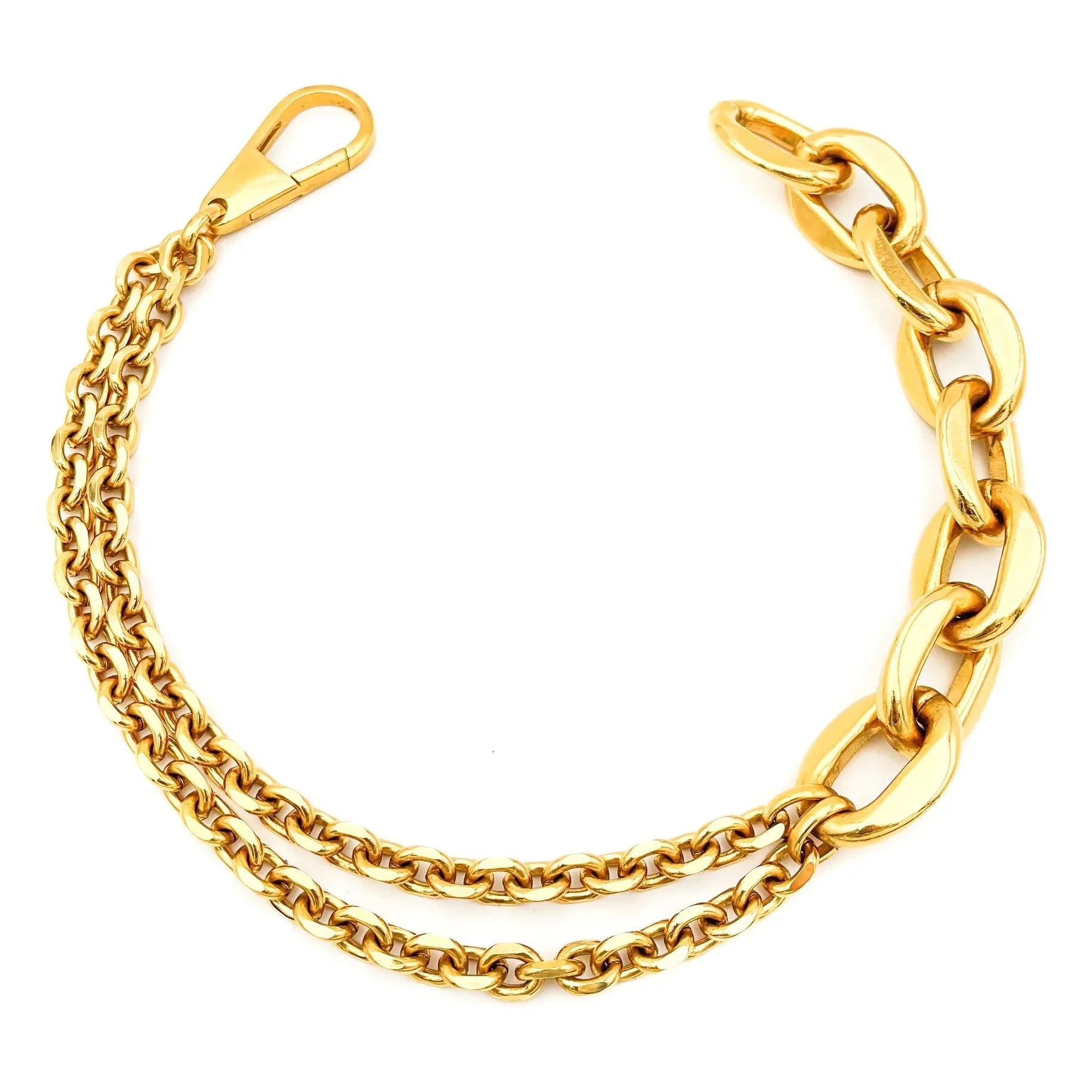 Perrine Taverniti - Edgar Double Chain Necklace | Gold