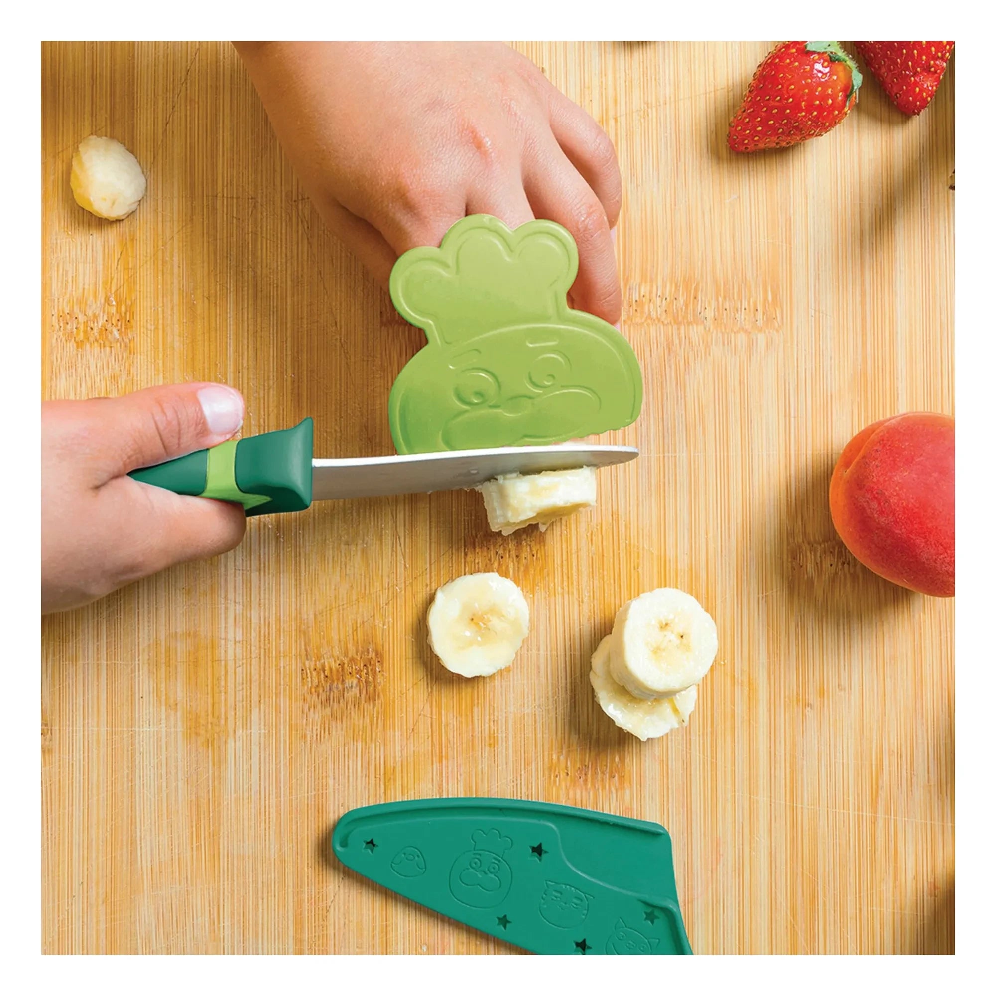 Chefclub - Finger-Protected Knife | Green