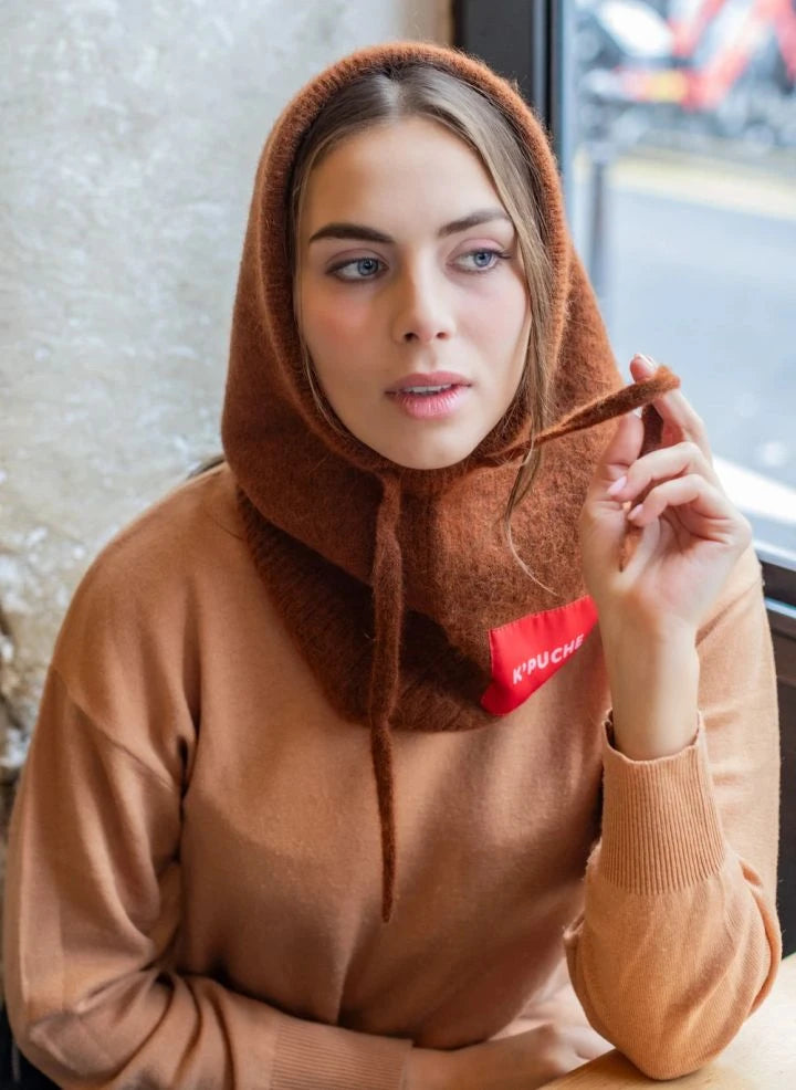 K'puche - Kim Alpaca Hooded Sweatshirt | Camel