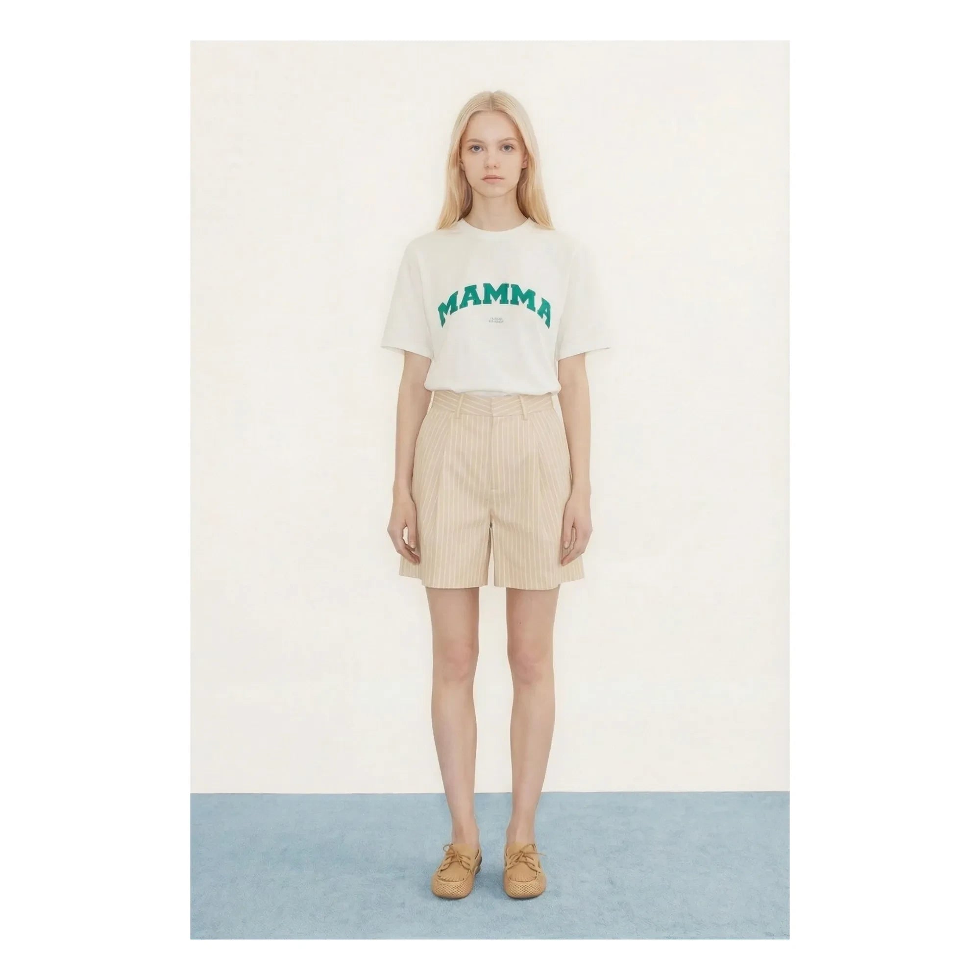 The Tiny Big Sister - Mamma Organic Cotton T-Shirt | Off White