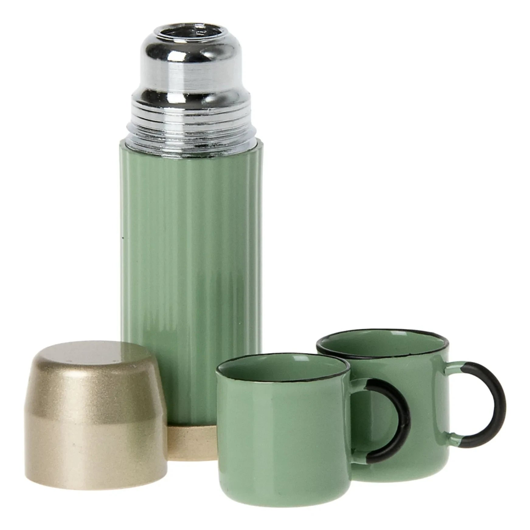 Maileg - Thermos Bottle and Cups | Mint Green