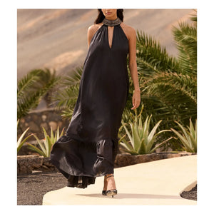 Mes Demoiselles - Lumon Metallic Dress | Carbon