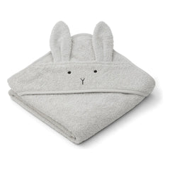 Liewood - Albert Organic Cotton Blanket Cape | Rabbit Dumbo Gray