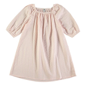 Risu Risu - Ostuni Vichy Organic Cotton Nightgown | Light Pink