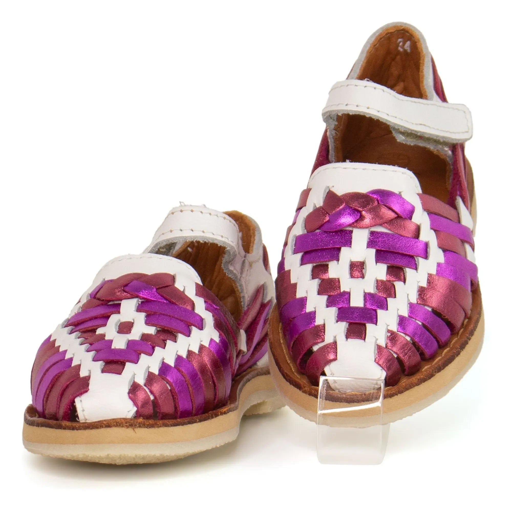 Mapache - Alegria Multicolored Metallic Sandals | Pink