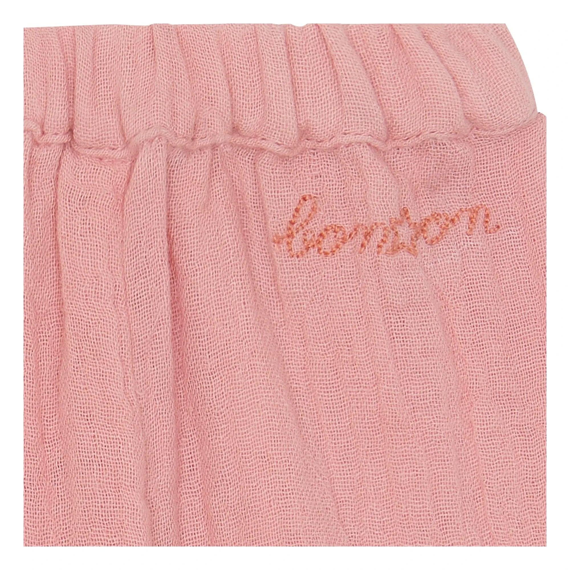 Bonton - Laos Cotton Gauze Pants | Pink