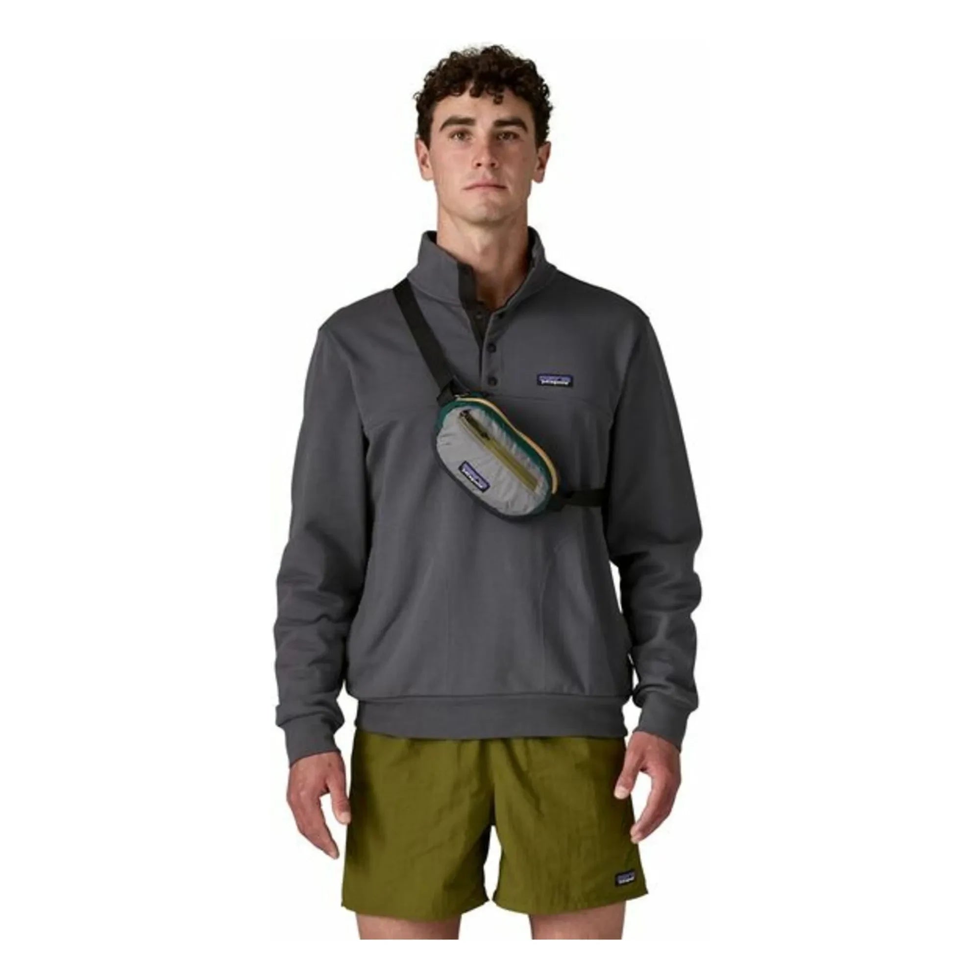 Patagonia - Mini Terravia Recycled Fiber Banana Bag | Gray