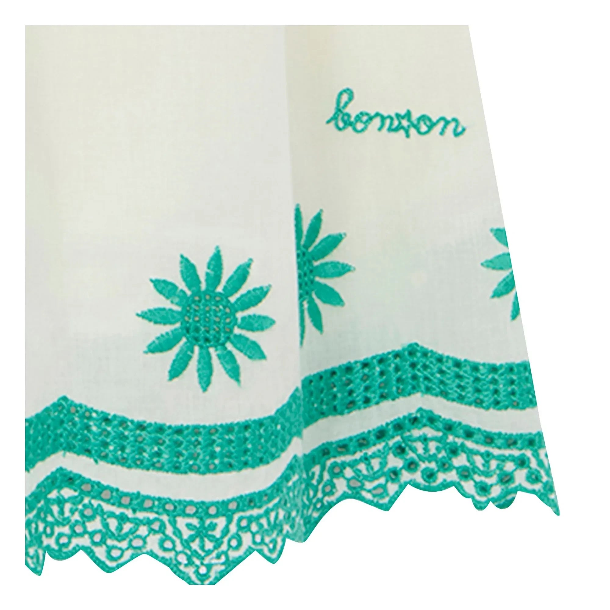 Bonton - Lena Ruffled Dress | Ecru