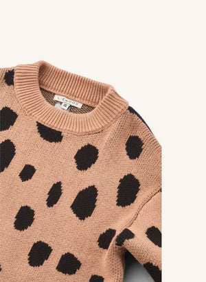 Liewood - Orlane Leopard Sweater | Pale Pink
