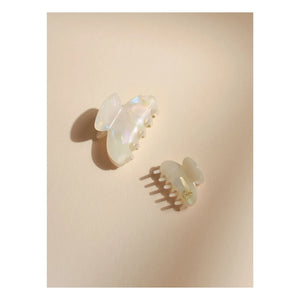 Bachca - Medium Hair Clip | Pearl