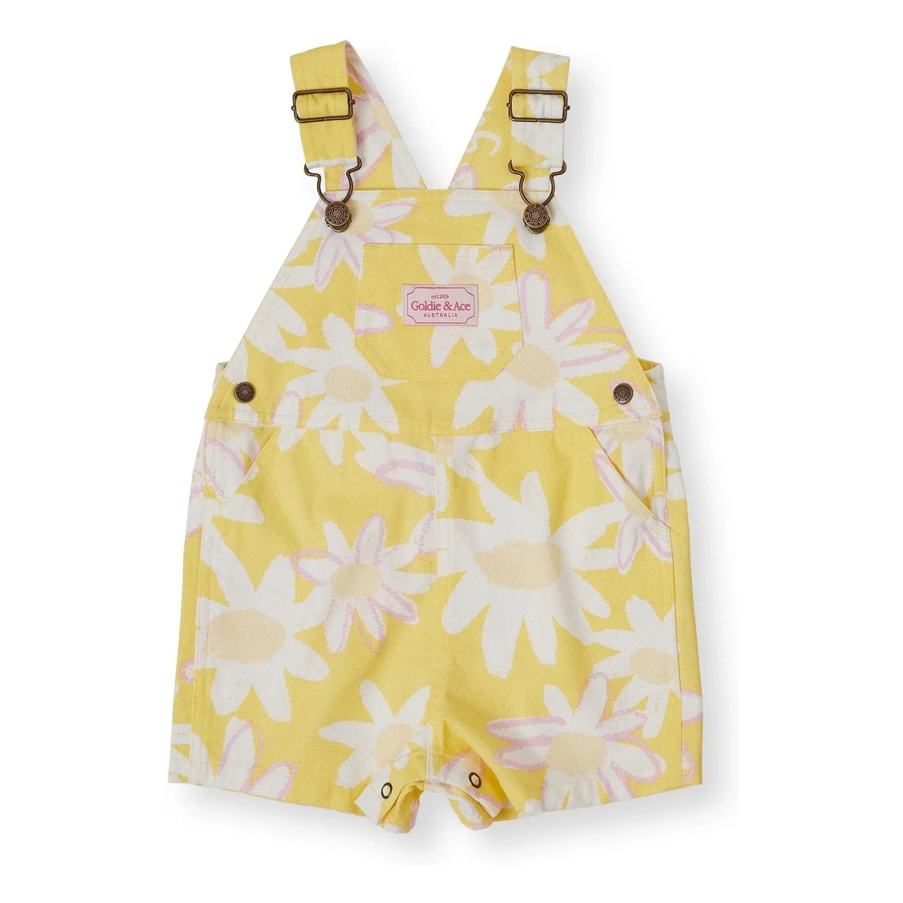 Goldie + Ace - Short Floral Jumpsuit | Yellow