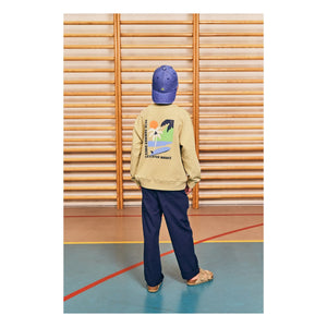 AO76 - Oscar Landscape Recycled Cotton Sweatshirt | Khaki