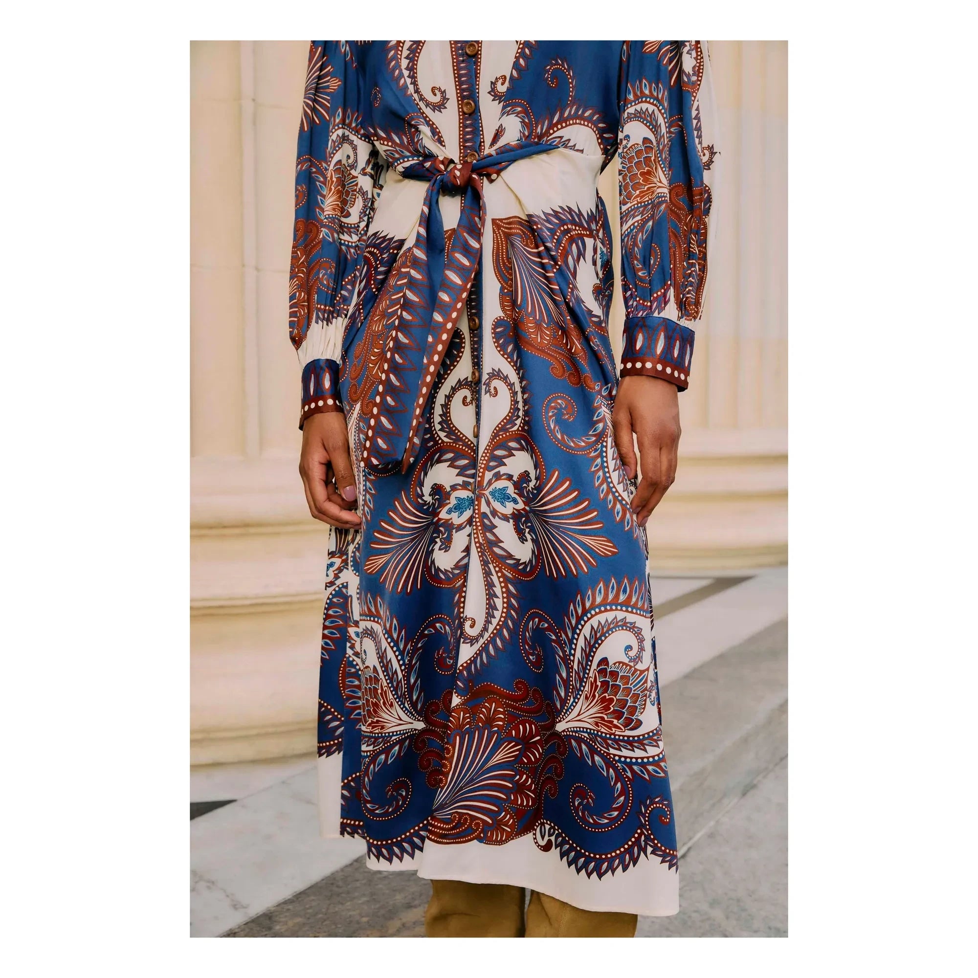 Farm Rio - Arabesque Dress | Blue