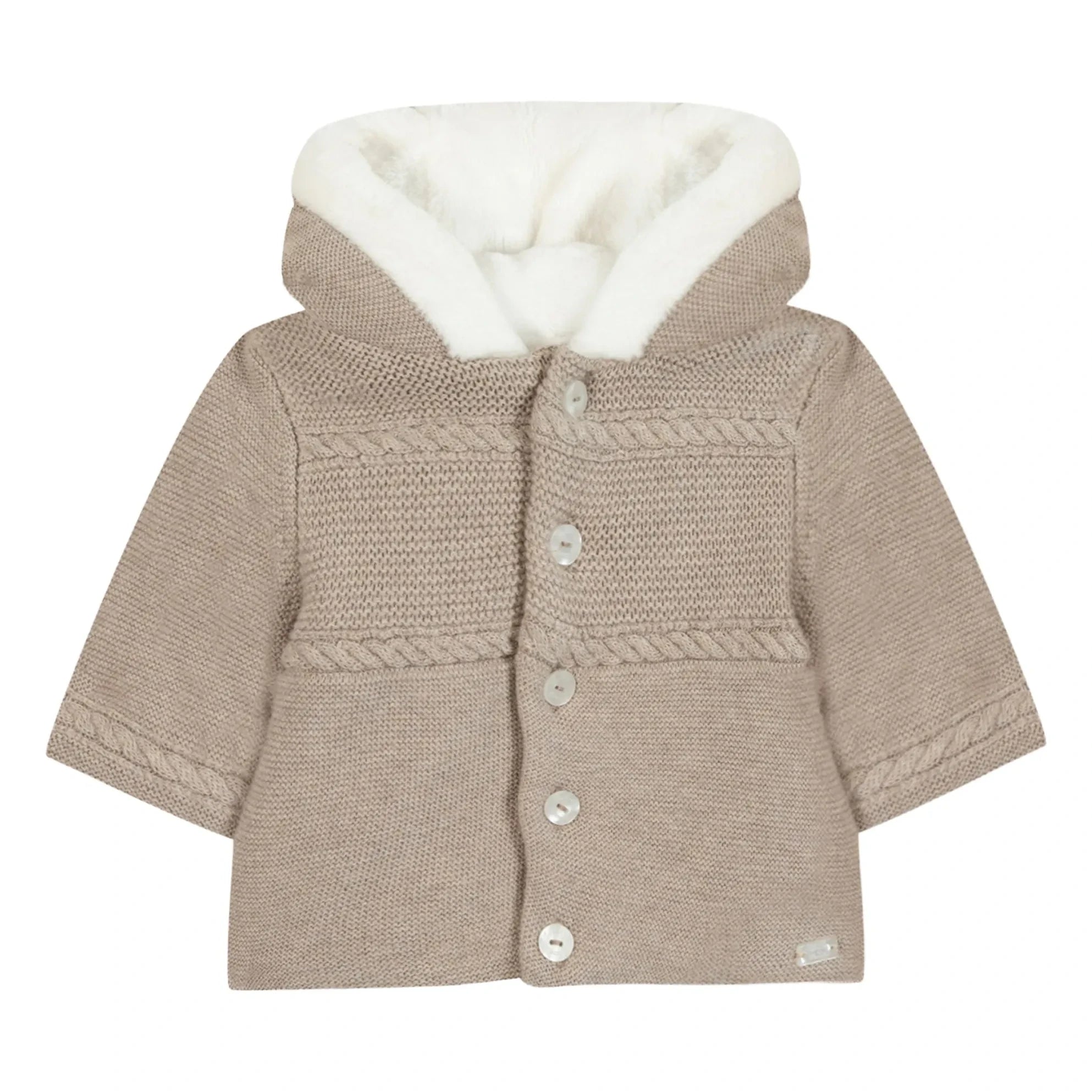 Tartine et Chocolat - Lined Cardigan | Oat Beige