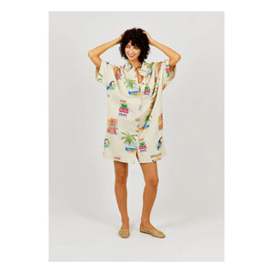 a.p - Cocos Cotton Dress | Cream
