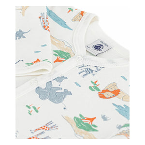 Petit Bateau - Dors Bien Savane Pajamas | White