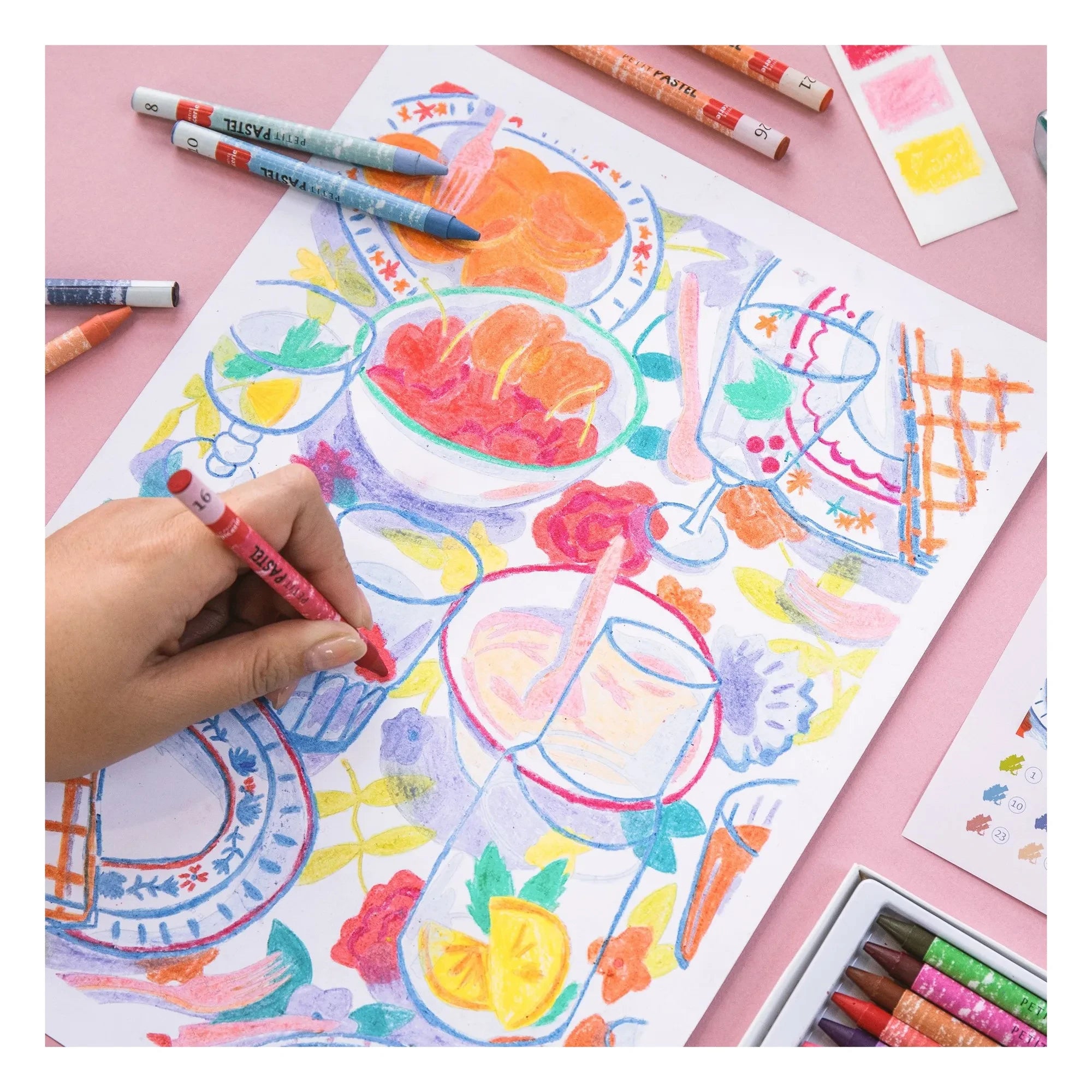 La Petite Épicerie - Numbered Pastel Set - Comme un Dimanche