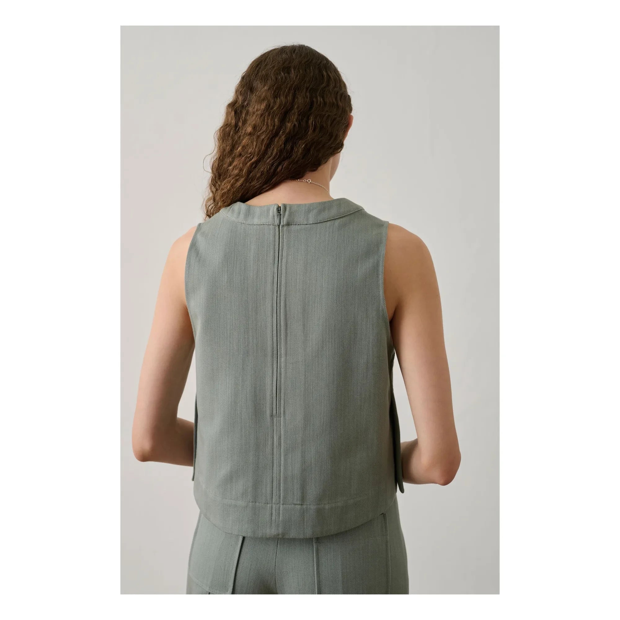 Soeur - Pampas Cotton Top | Green water