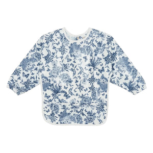 Tartine et Chocolat - Toile de Jouy Printed Sleeveless Bib | Navy Blue