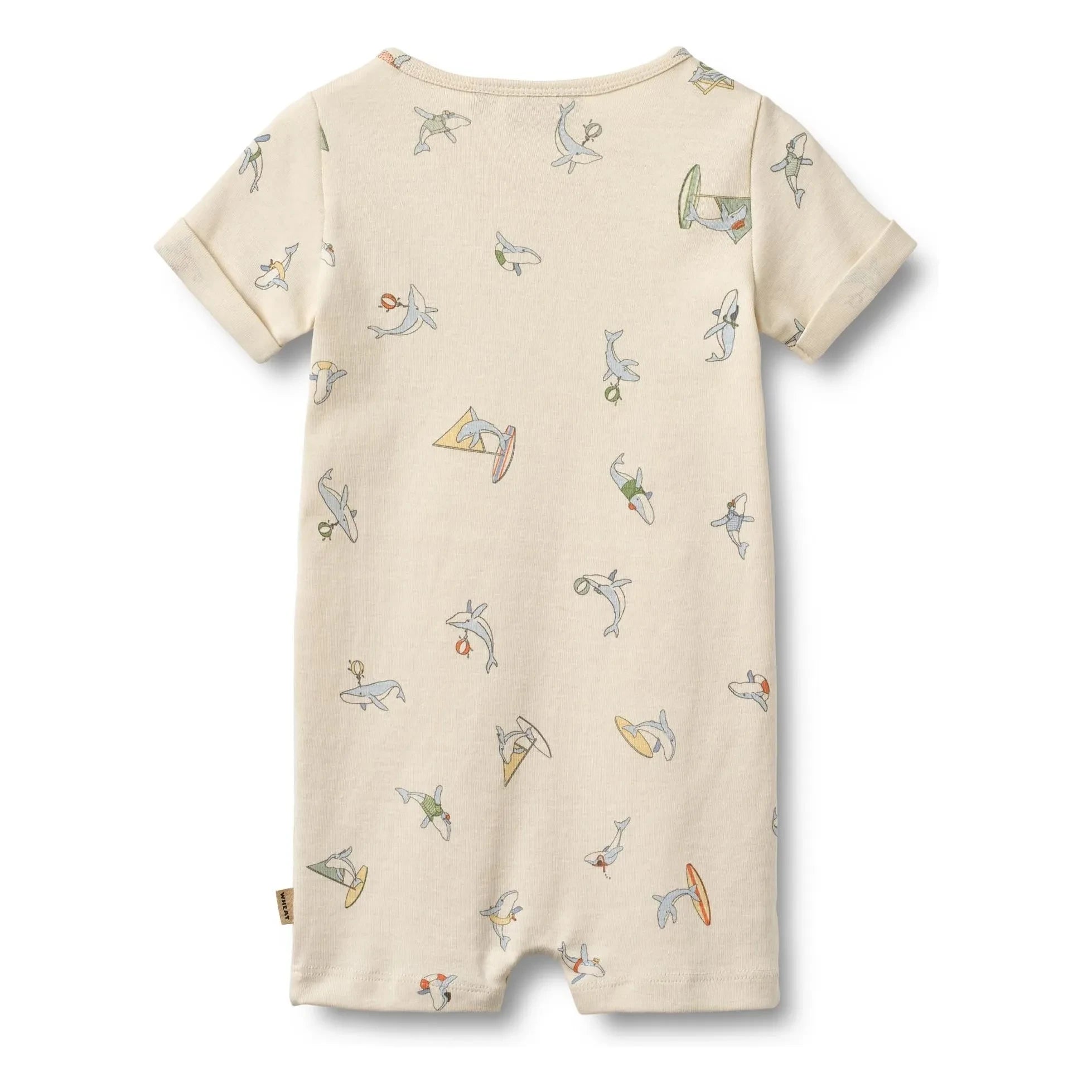 Wheat - Alfred Body Whales Organic Cotton | Ecru