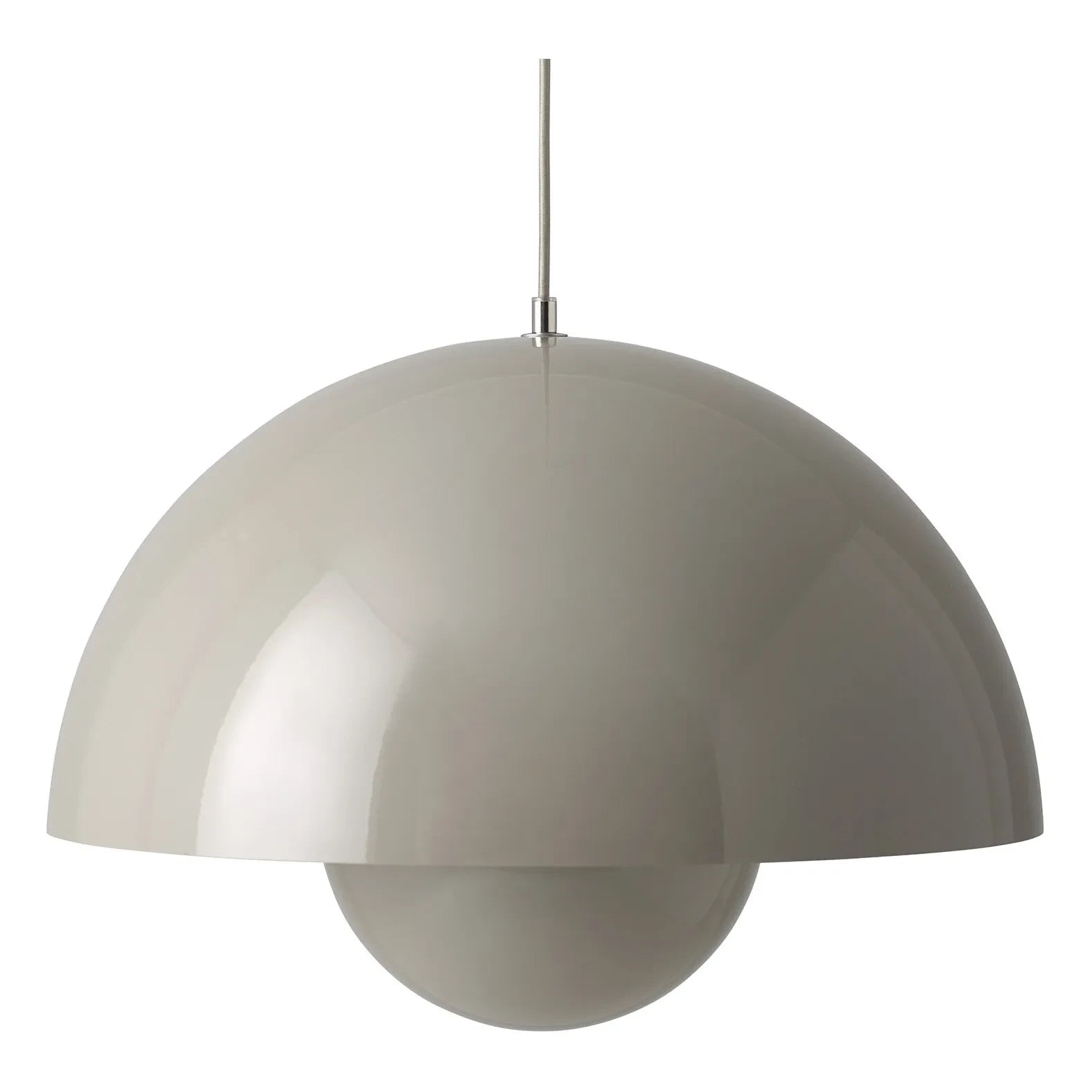 & Tradition - Flowerpot VP2 Pendant Lamp, Verner Panton, 1968 | Gray