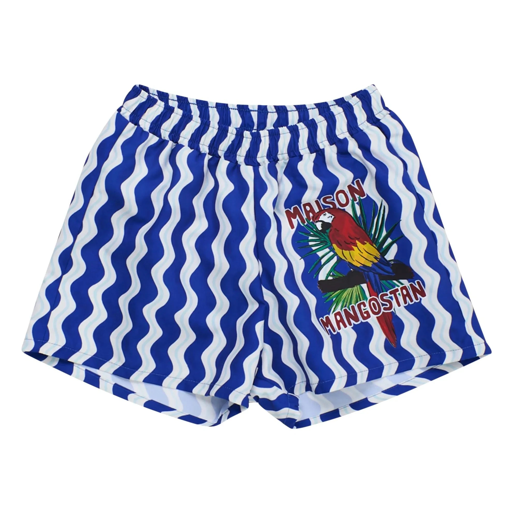 Maison Mangostan - Wave Swim Shorts | Blue