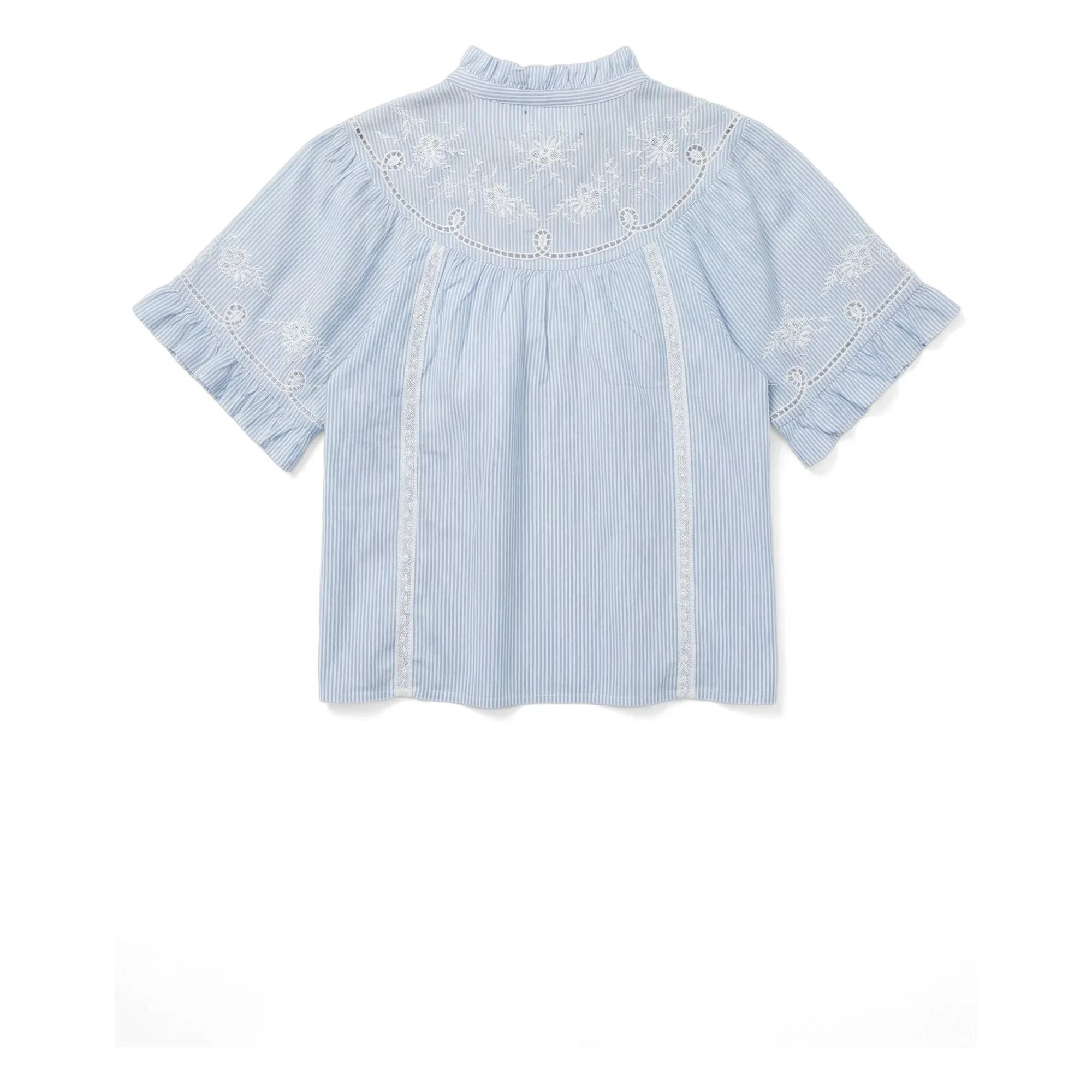 Xirena - Maé Cotton blouse | Light blue