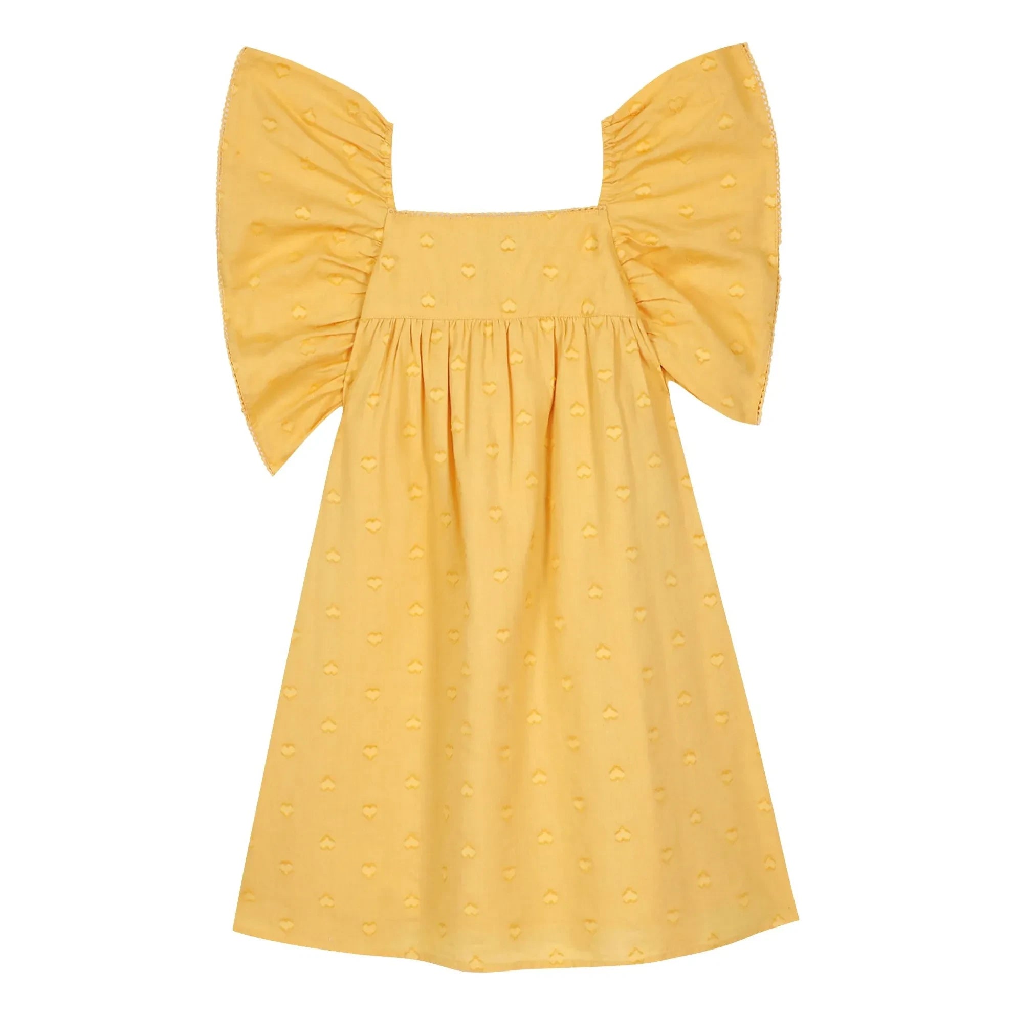 Bonton - Rêve Cœurs Dress | Yellow
