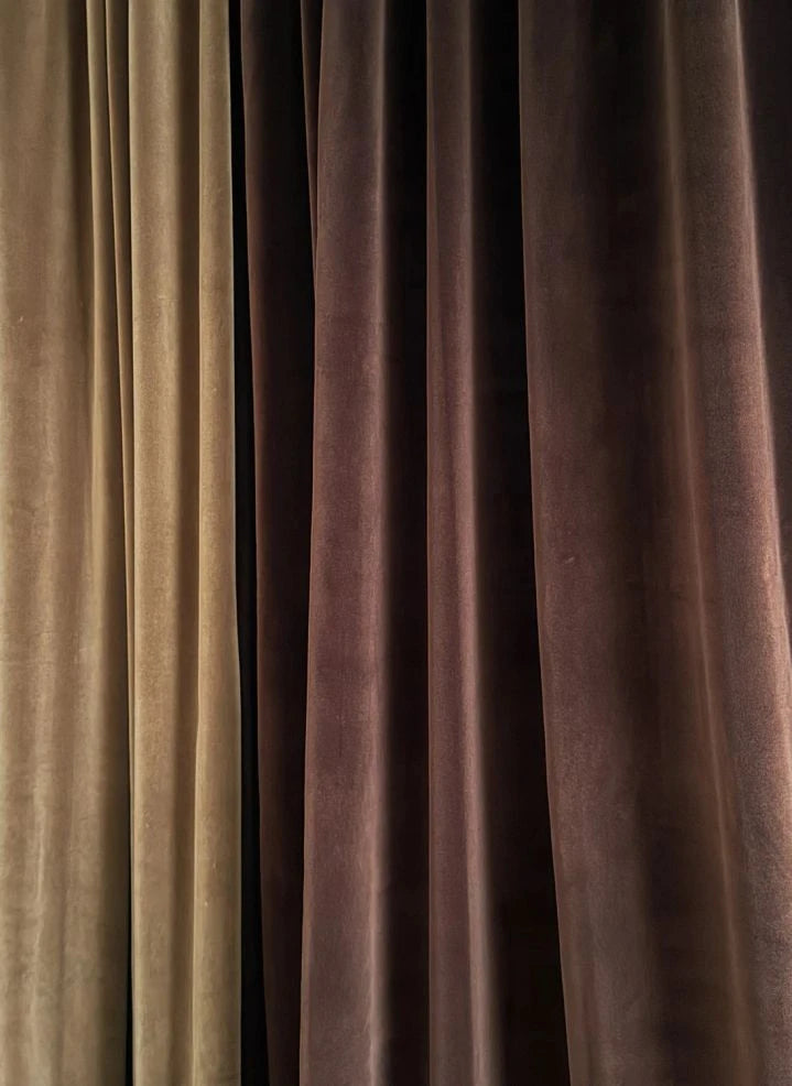 The Socialite Family - Teatro Velvet Blackout Curtain | Chocolate