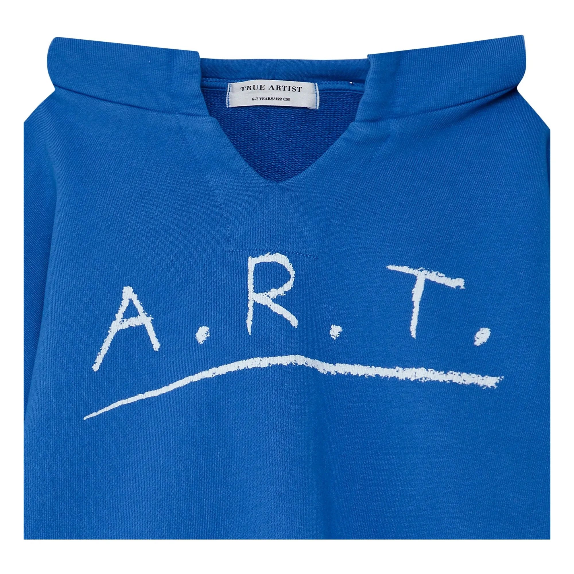 True Artist - Kapüşonlu sweatshirt N°9 Organik pamuk | Kraliyet mavisi