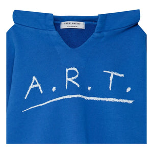 True Artist - Kapüşonlu sweatshirt N°9 Organik pamuk | Kraliyet mavisi