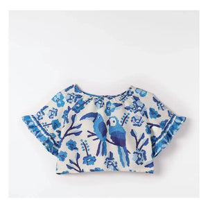 Fabula - Jardin de Fleurs Blouse | Blue
