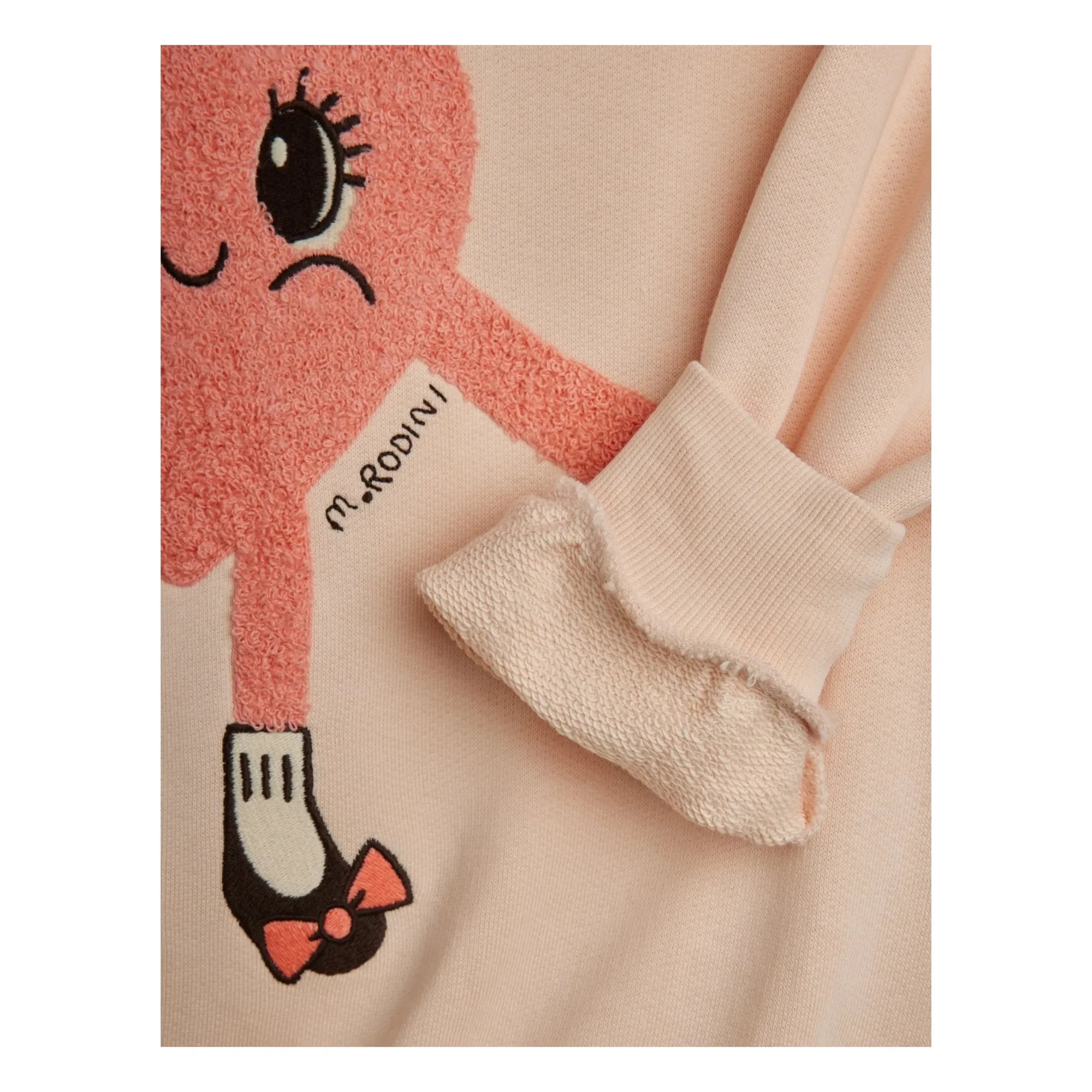 Mini Rodini - Sweat Heart Organic Cotton | Light Pink