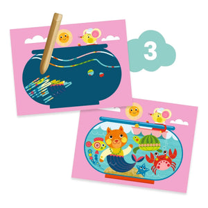 Djeco - Multi-Activity Kit Cat and Friends
