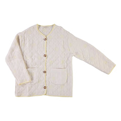 Poudre Organic - Millet Organic Cotton Quilted Jacket | Yellow