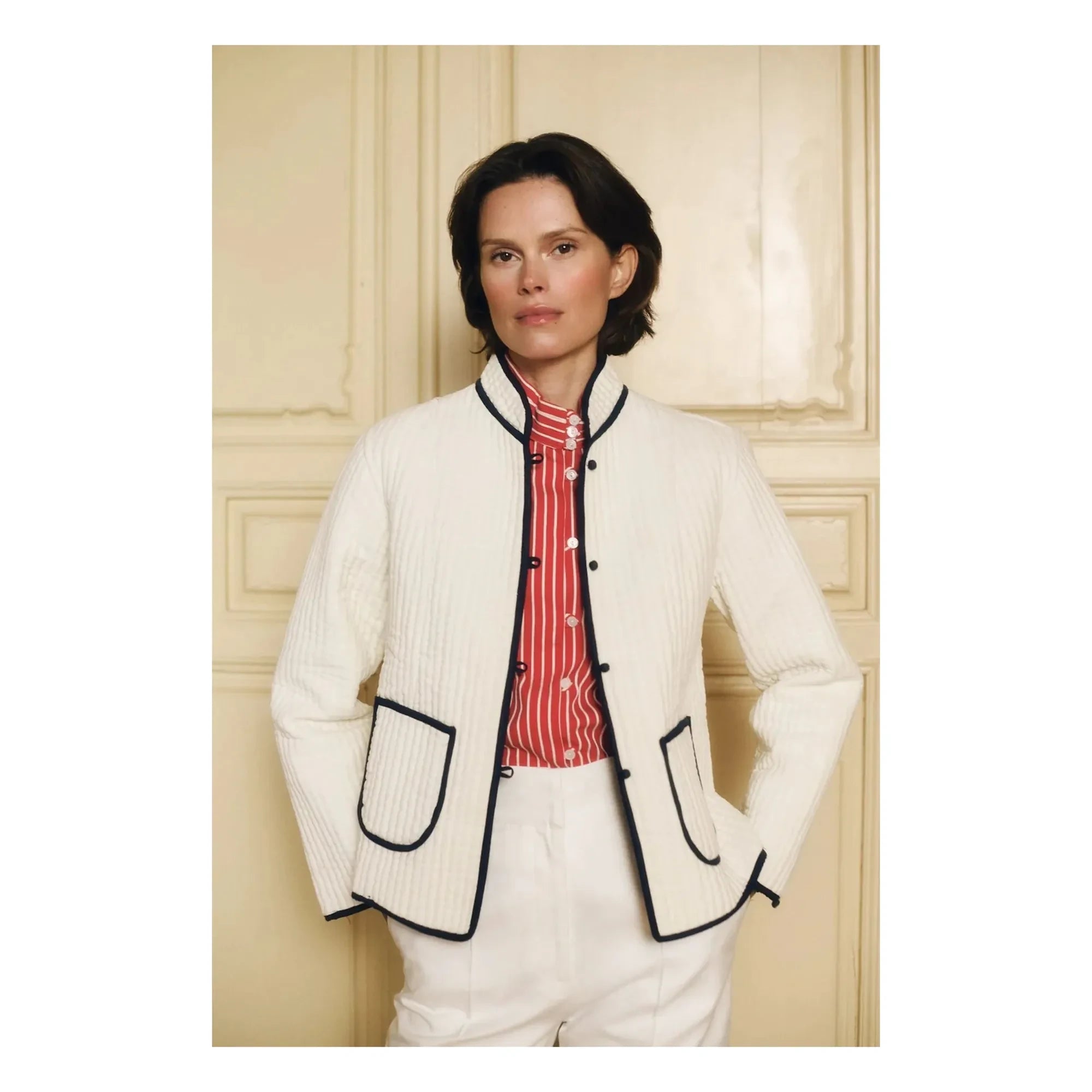 Maria de la Orden - Fittonia Cotton Jacket | Navy