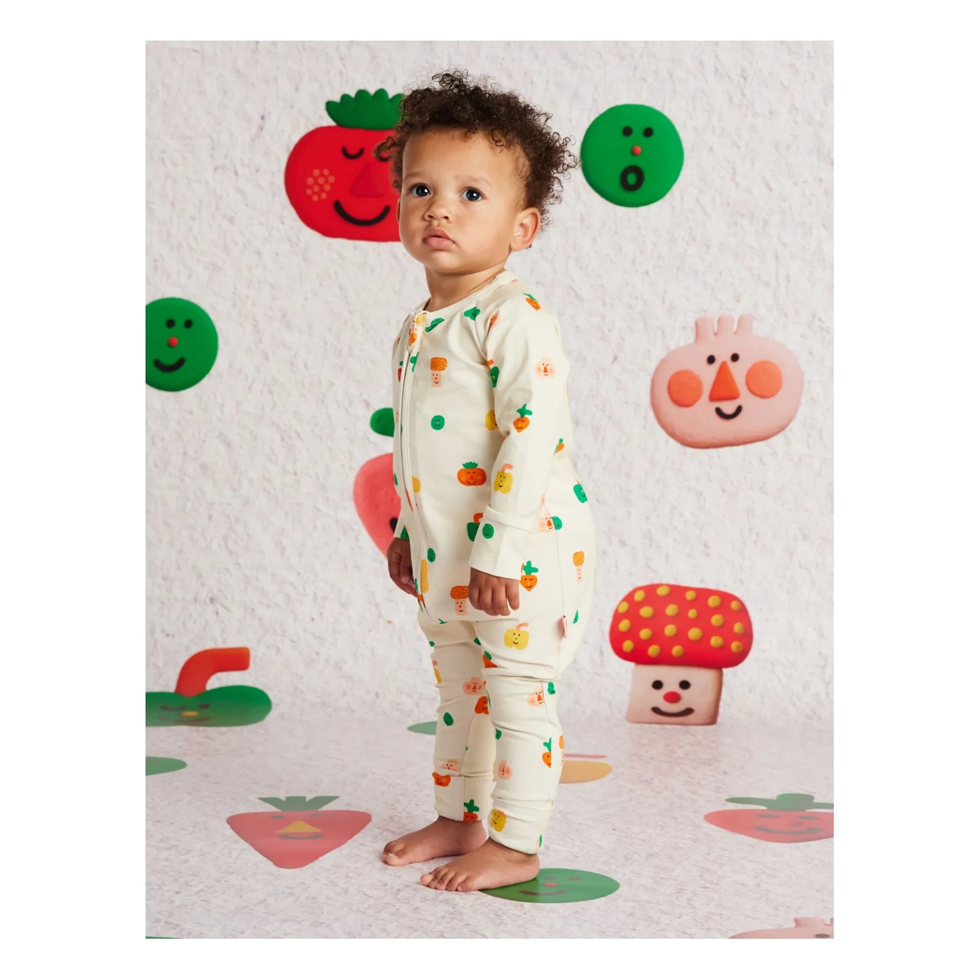 Halcyon Nights - Organic Cotton Carrot Jumpsuit | Ecru