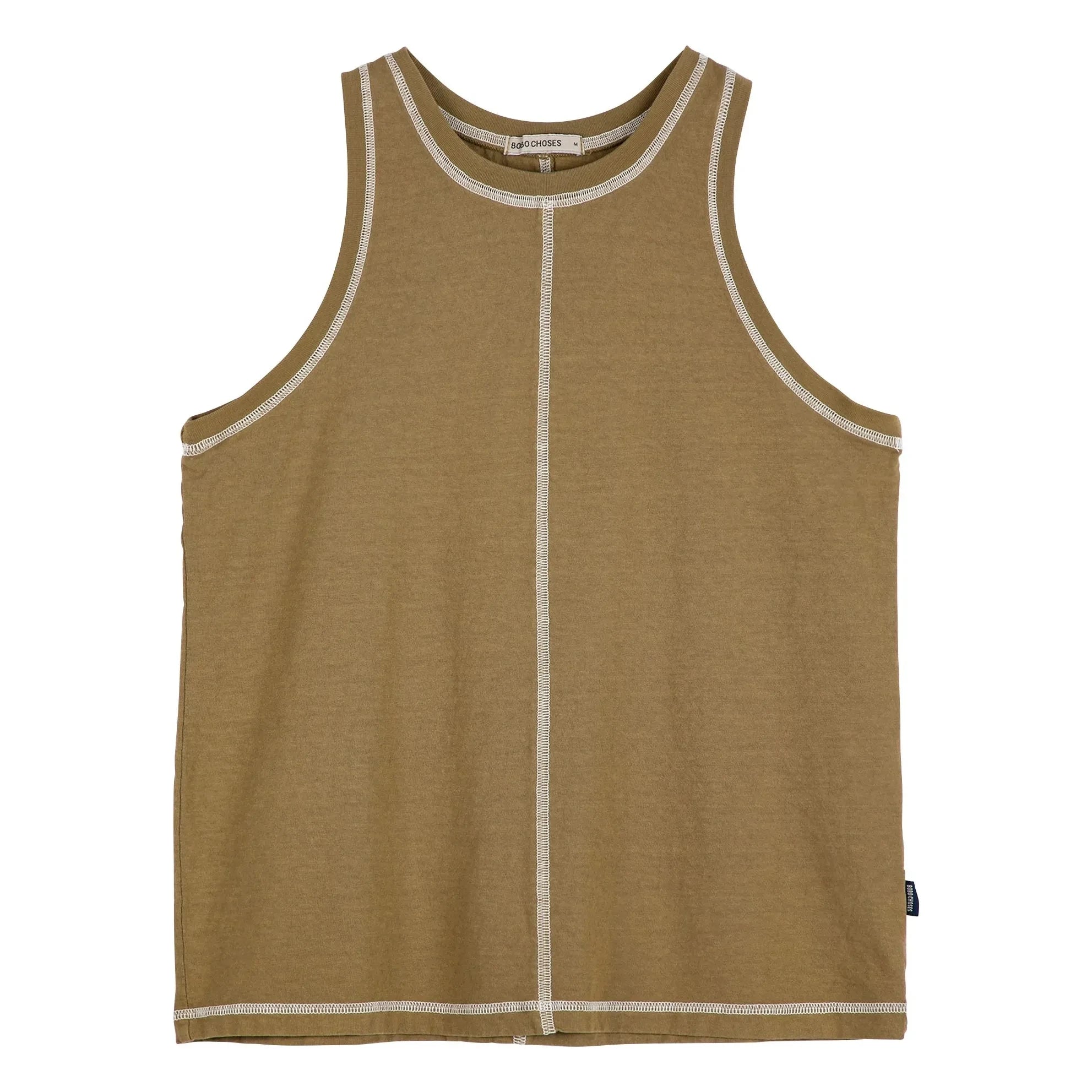 Bobo Choses - Recycled Cotton Tank Top | Khaki