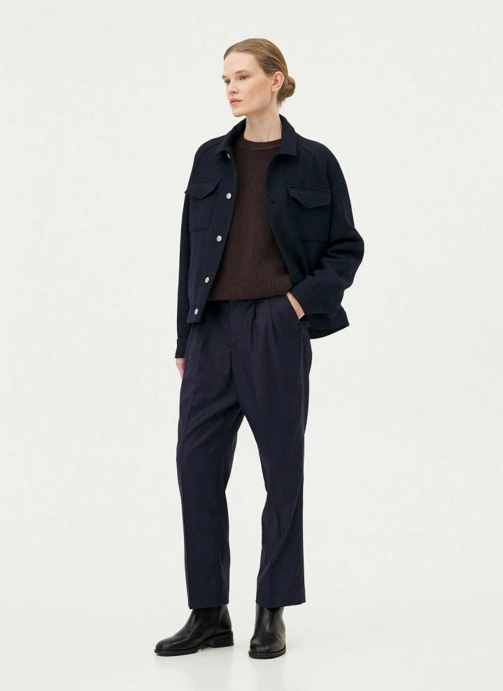 Noyoco - Palma Recycled Wool Jacket | Navy