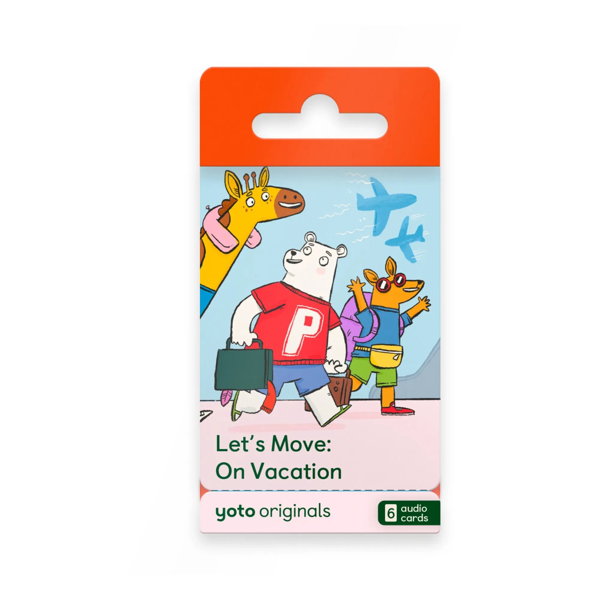 Yoto Player - Yoto Let's Move Tatilde kartları - 6'lı Paket