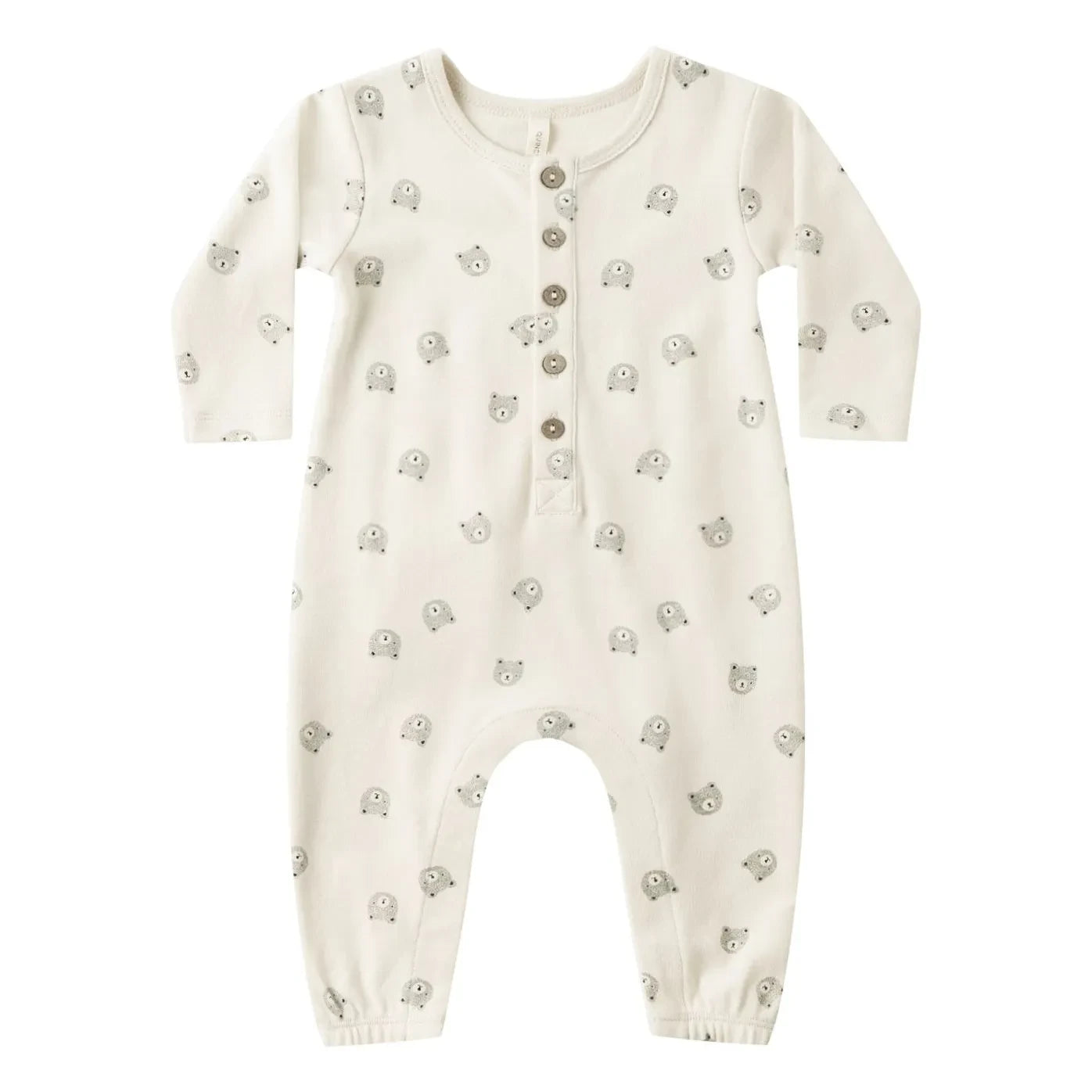 Quincy Mae - Organic Cotton Teddy Romper | Ecru